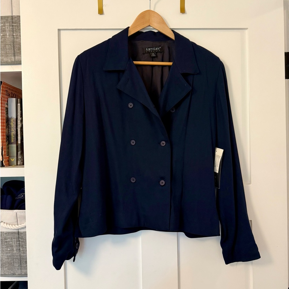 Vintage Deadstock Karen Kane Classic Blue Short Jacket - Picture 11 of 11